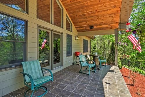 Private Bryson City Ranch Retreat with Mtn View
