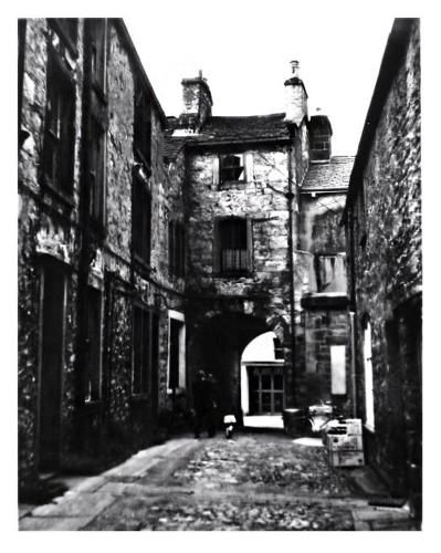 Recently restored house in 18th Century courtyard