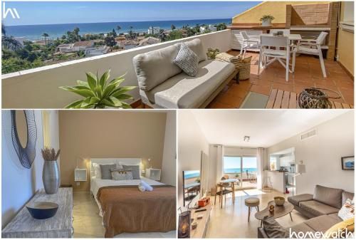 Modern beachside Penthouse with amazing sea views