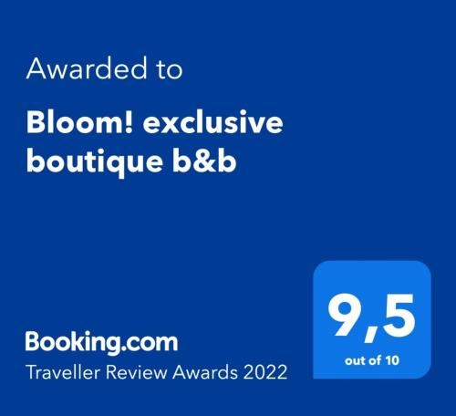 BLOOM Exclusive Boutique B&B - Adults Only