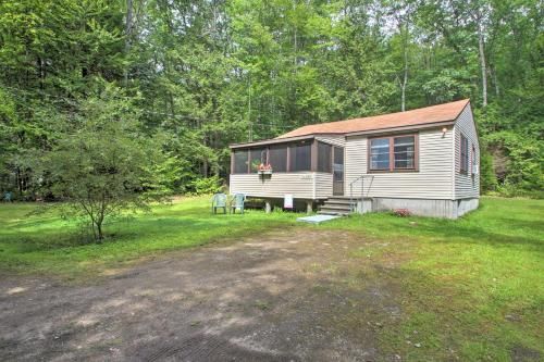 Panther Pond Cabin with 200 Ft Sand Beach and Dock