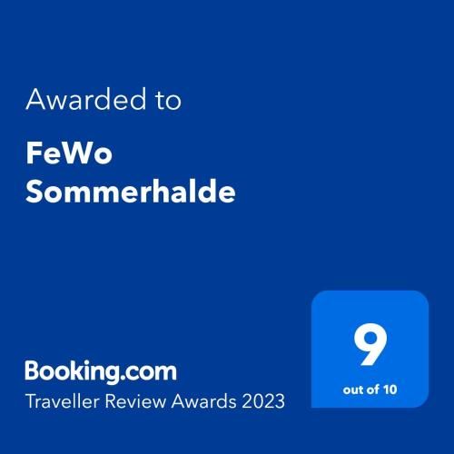 FeWo Sommerhalde