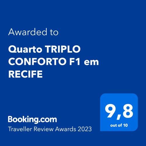 QUARTO TRIPLO - AMPLO E CONFORTAVEL NO BAIRRO DO ESPINHEIRO em RECIFE