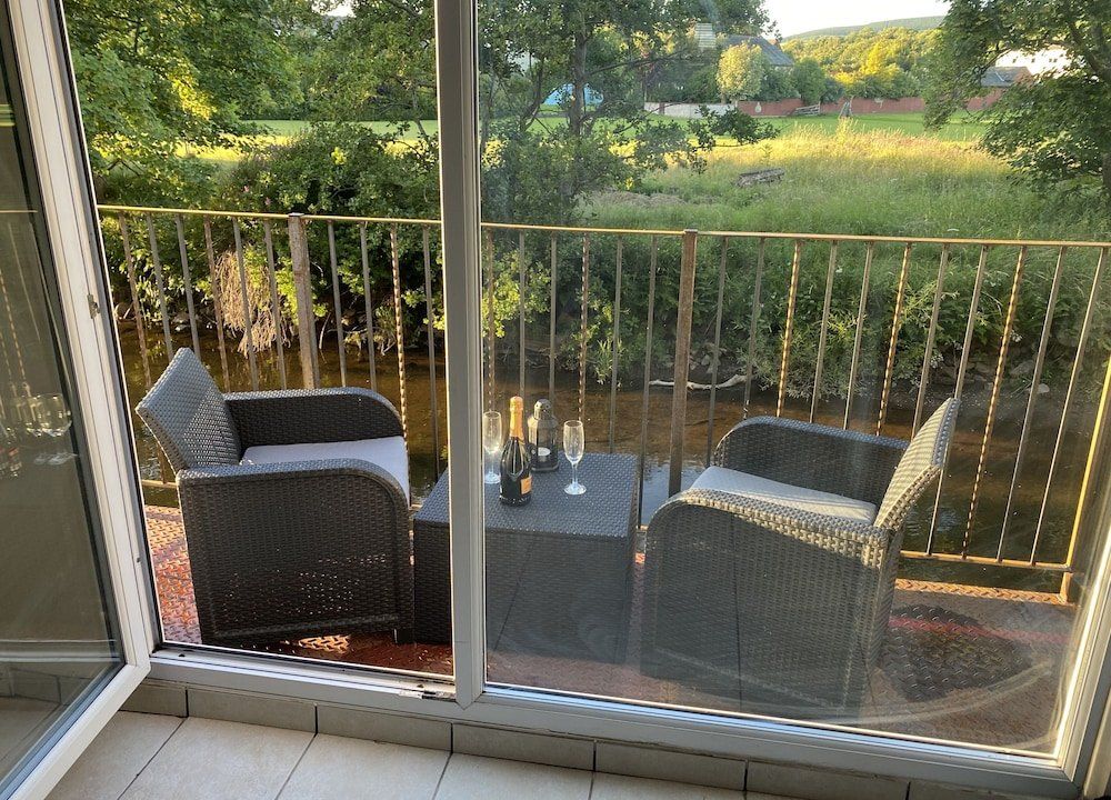 Riverbank Cottage Lake District Double Balcony