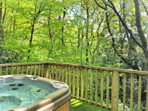 BlueStone-Hot Tub-Woodlandlodges-Pembrokeshire-Tenby