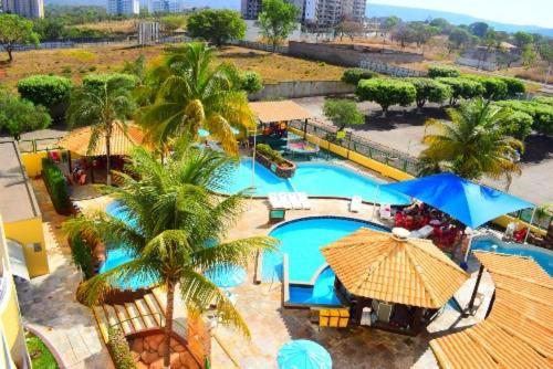 LINDO FLAT com PARQUE AQUÁTICO PERTO DO CENTRO DE CALDAS NOVAS!