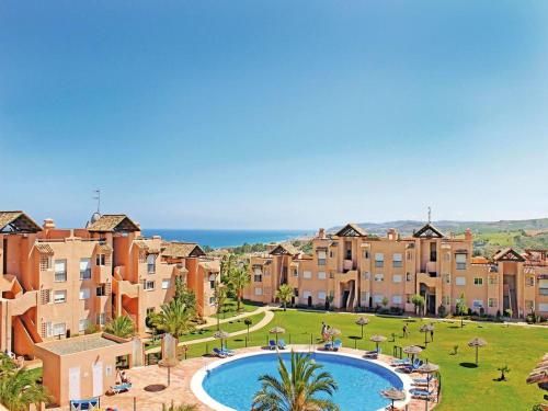 2 bedrooms appartement with sea view shared pool and enclosed garden at Casares 1 km away from the beach