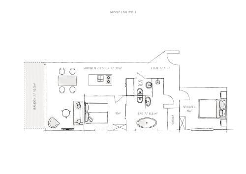 STEILLAGE - Design Moselsuiten mit Panoramablick und SPA