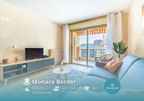 50m from Monaco, Grimaldi Forum, Larvotto Beach
