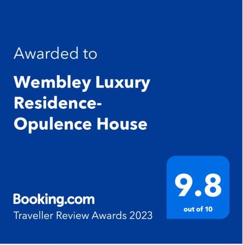 Wembley Luxury Residence- Opulence House