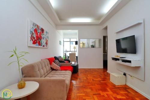 Confortavel 2 quartos no coração de Ipanema