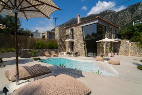 Bungalows at Almiros Beach