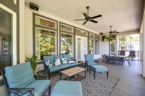 Upscale Home on Lake Placid with Deck, Dock, Fire Pit
