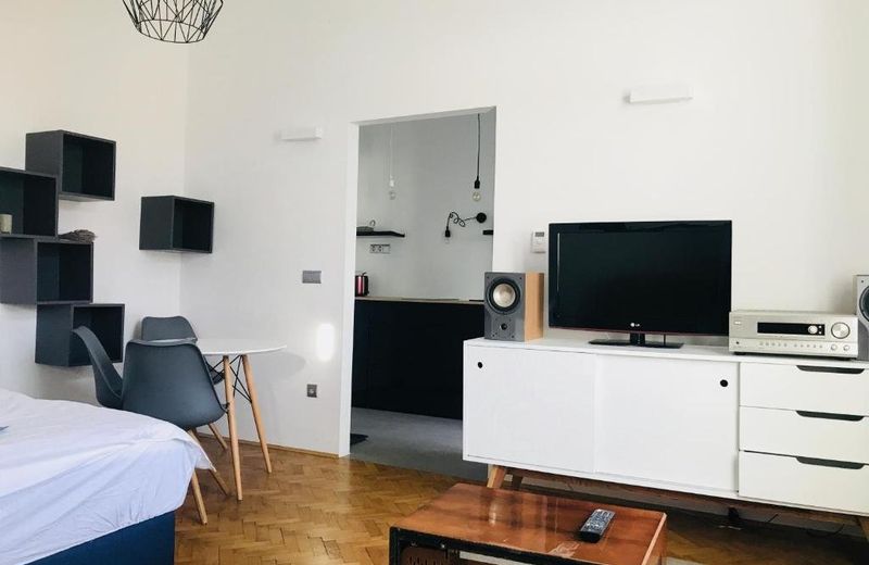 Modern studio in the heart of the city