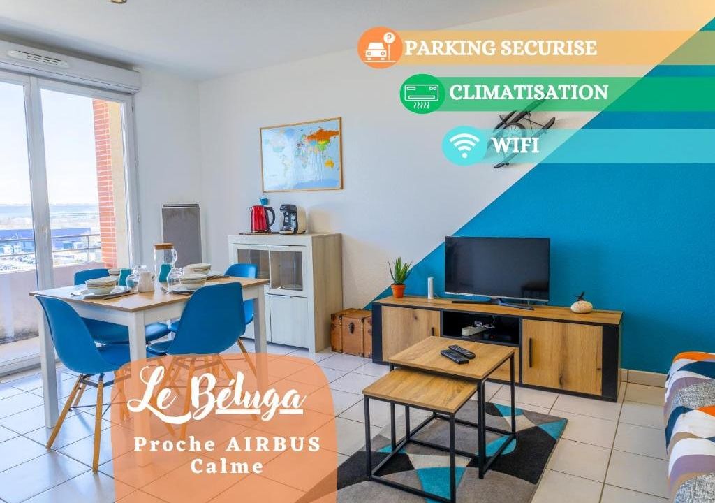 Le Beluga – Appartement proche Airbus