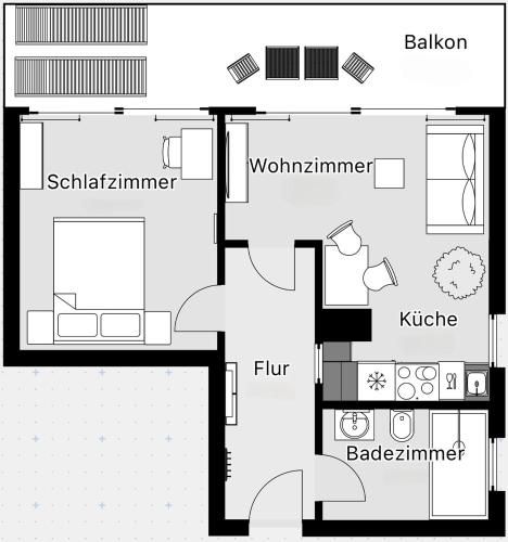 FeWo SANDKORN - Familien- Hunde - strandnah - große Loggia - Sauna & Wellness