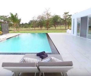 Palm Hills Golf Course Modern Villa Ban Bo Fai Thailand