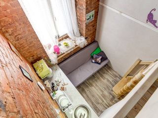 Двухуровневая студия Котики1 недалеко от центра