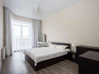 Apart with French balcony near Pulkovo FreeParking