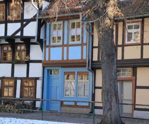 Blaues Häuschen Quedlinburg Germany