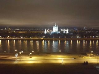 Ship Okhta on Neva