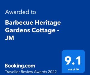 Barbecue Heritage Gardens Cottage - JM Irish Town Jamaica