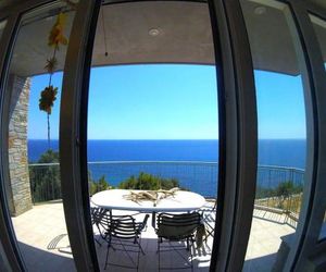 Villa Aegean Balcony Akhladeri Greece