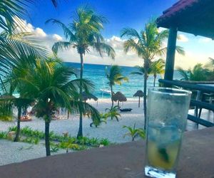 Beachfront Hammock Heaven Akumal Mexico