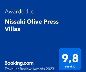 Villa Nissaki Olive Press and Cottage Nissaki Greece