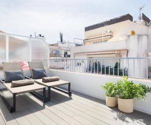 Sitges Group Calm Beach Sitges Spain