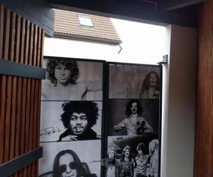 VINYL House. A quiet street in the centre of city Tirgu Mures Romania