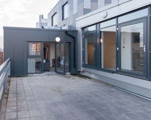 Studio with Balcony Views over Manchester Salford United Kingdom