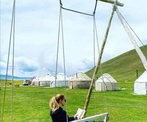Yurt Camp Azamat at Song Kol Lake Kochkor Kyrgyzstan