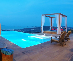 9 Bedroom Sea View Villa Blue - 5* with staff Chaweng Beach Thailand