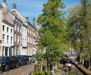 Large Historical Apartment & Canal Terrace Utrecht Netherlands