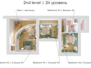 Апартаменты Big Italy, 200 кв. м