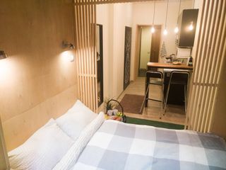 Cozy studio near Neva river for 2+1 guests