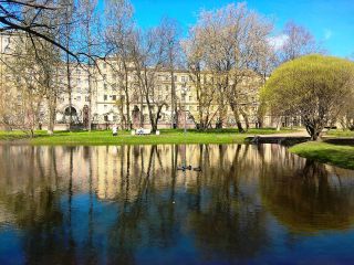 Studio in the historical part of Saint-Petersburg