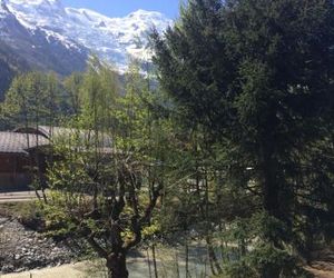 Studio lumineux avec vue sur le massif du Mont-Blanc Chamonix France
