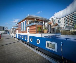 Barge At Titanic Belfast United Kingdom