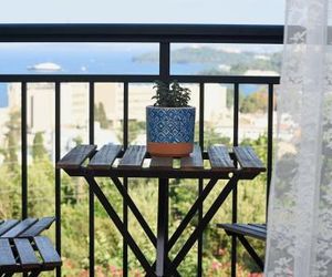 Blue and green apts Dassia Greece
