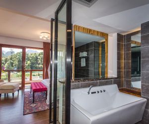 Romantic couple honeymoon room Zhangjiajie China