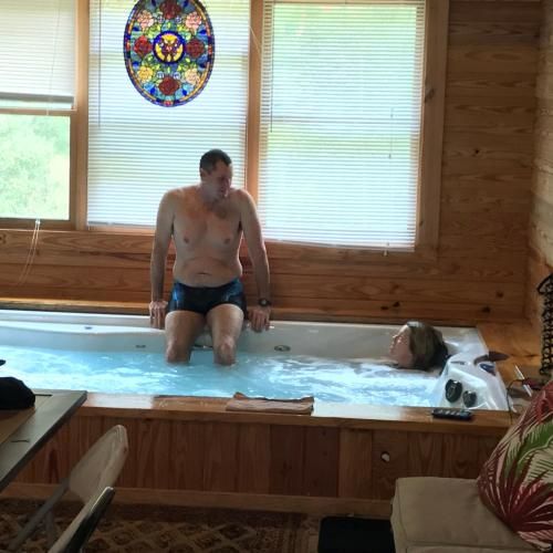 Photo of PRIVATE Log Cabin with Indoor pool sauna and gym YOU RENT IT ALL NO ONE ELSE