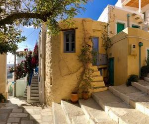 Traditional Medieval Stone house in "Ano Syros" Ermoupoli Greece