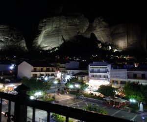 Meteora Panorama at the city Center Kalambaka Greece