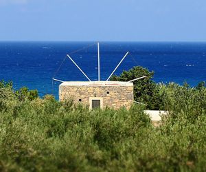 Authentic Cretan Stone Windmill Sitia Greece