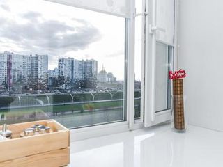 Уютные апартаменты в скандинавском стиле на берегу залива