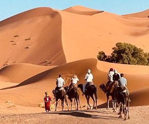 Sahara nomad camp Merzouga Morocco