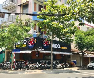 Modern Studio with balcony on food street Can Tho Vietnam