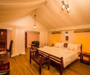 luxurious AC Swiss chalet tents Panchagani India